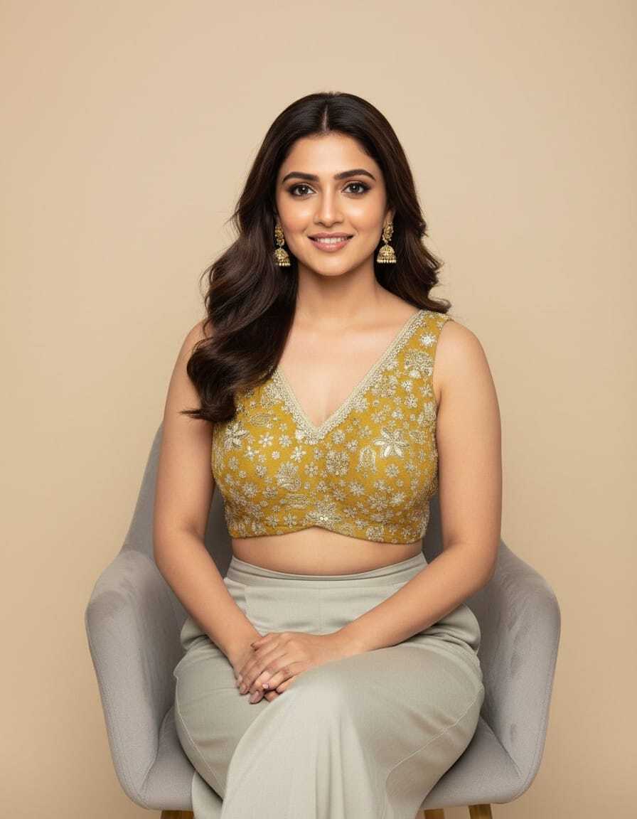 V-Neck vibes & Sheer Magic