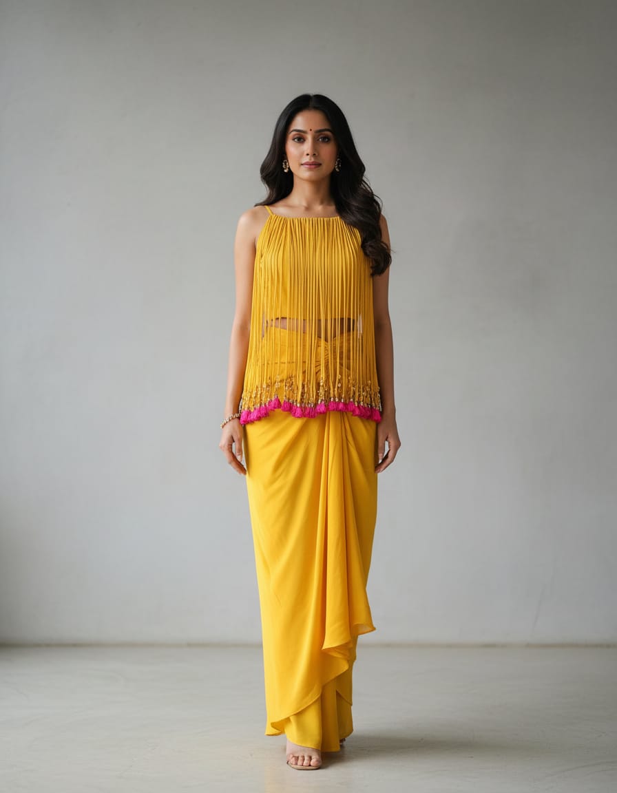 Luxury Haldi Blouse