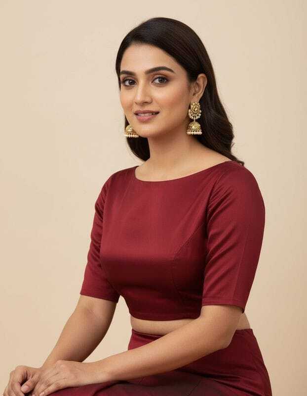 Basic Boat Neck Blouse